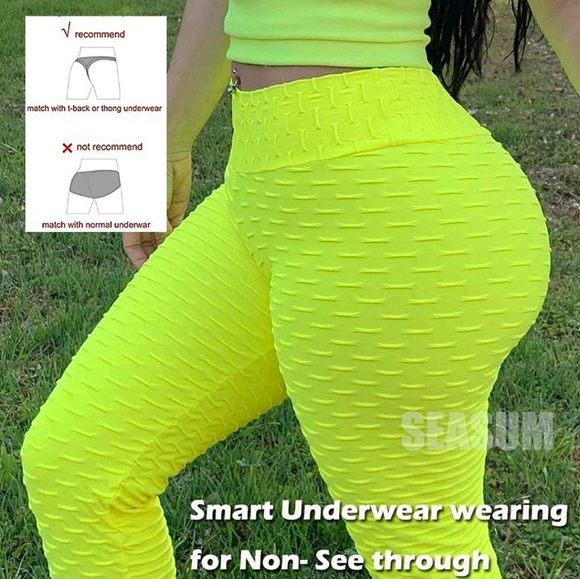 Seasum Women's High Waist Yoga Pants In Black